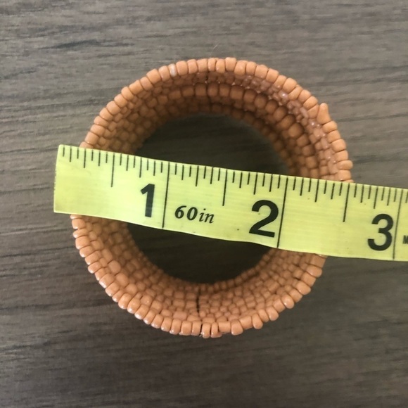 Beaded wrap around Bracelet cuff - Picture 6 of 7